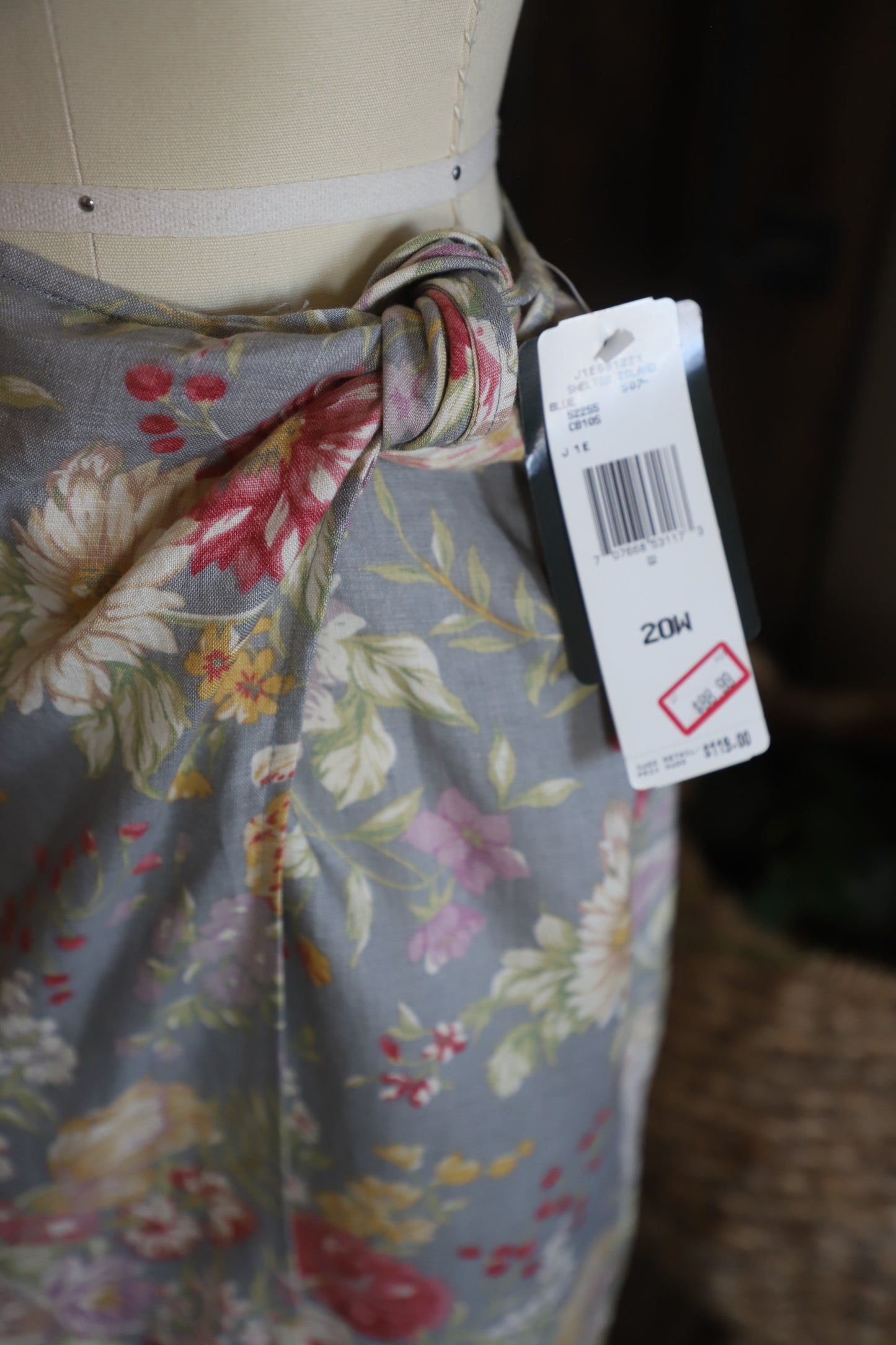 Vintage NWT Ralph Lauren wrap skirt, size 20W