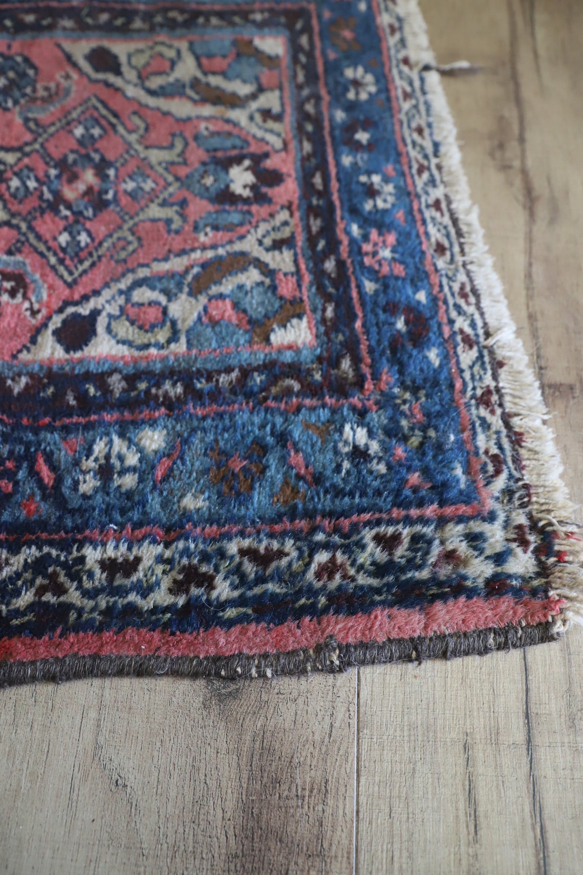 Small vintage woven rug