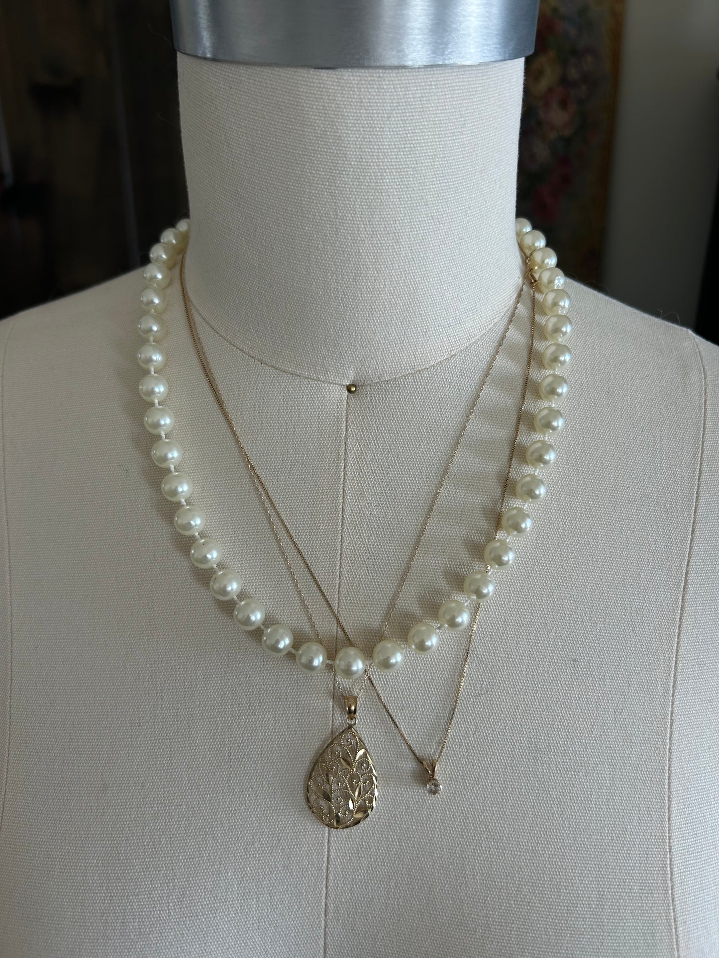 10k Gold necklace/earrings set