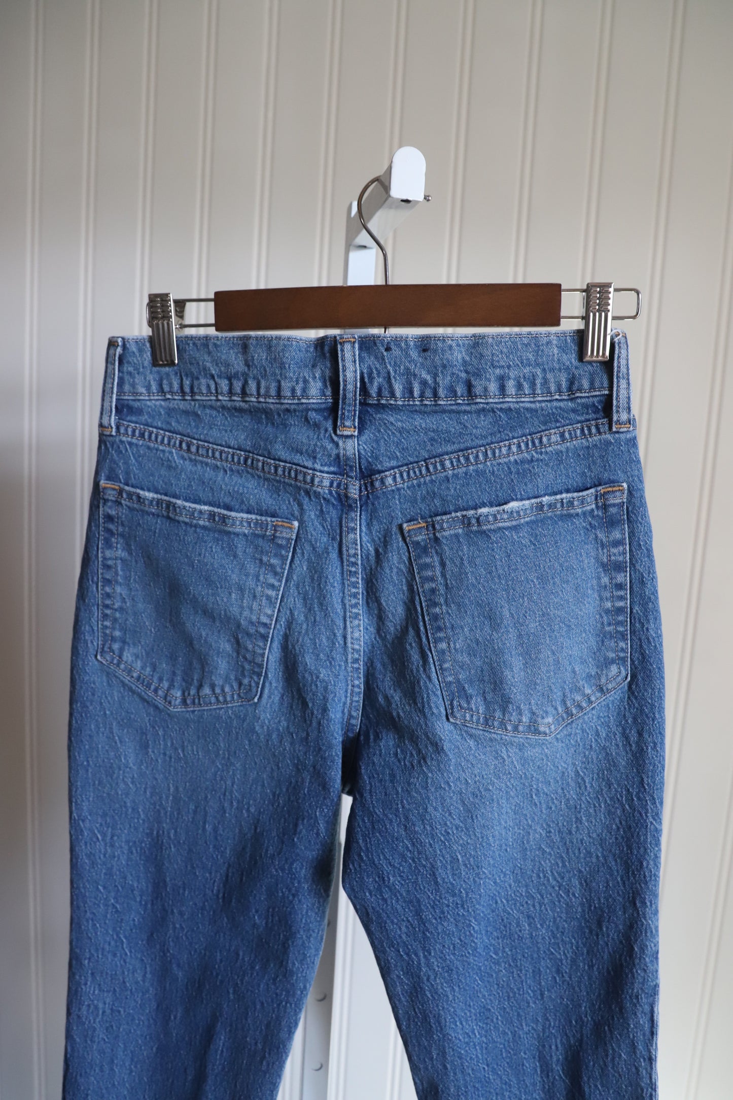 Gap cheeky straight high rise denim size 27/4