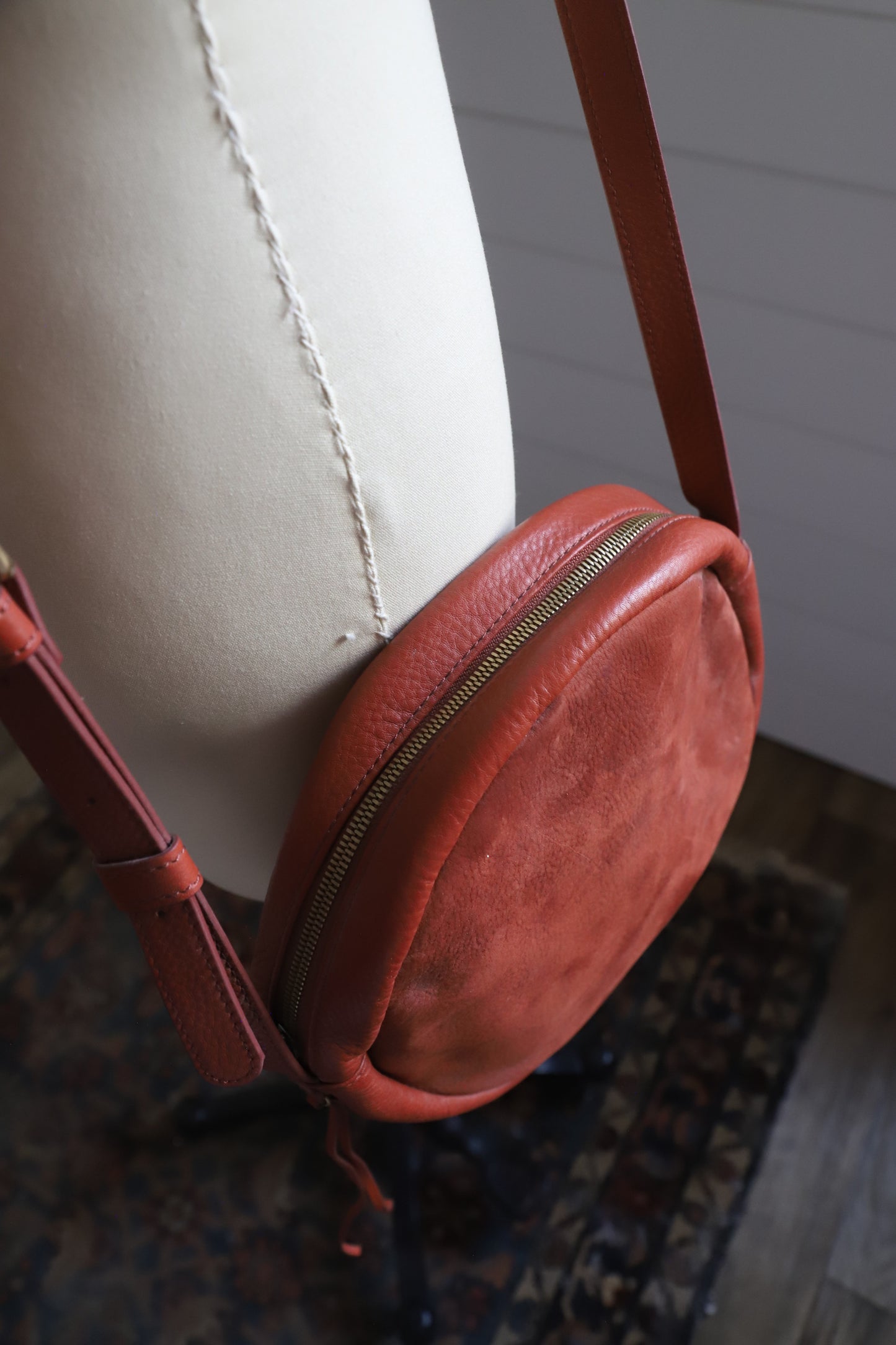 Hobo Moon suede/leather crossbody