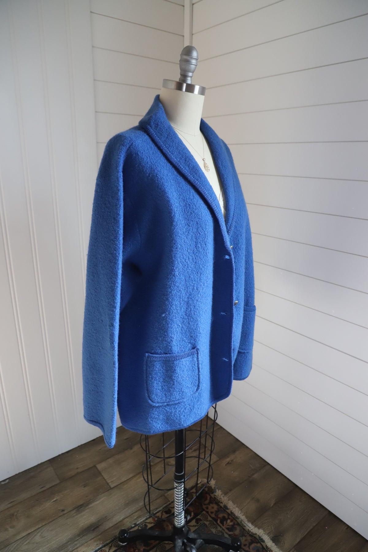 Vintage boiled wool shacket size 3X