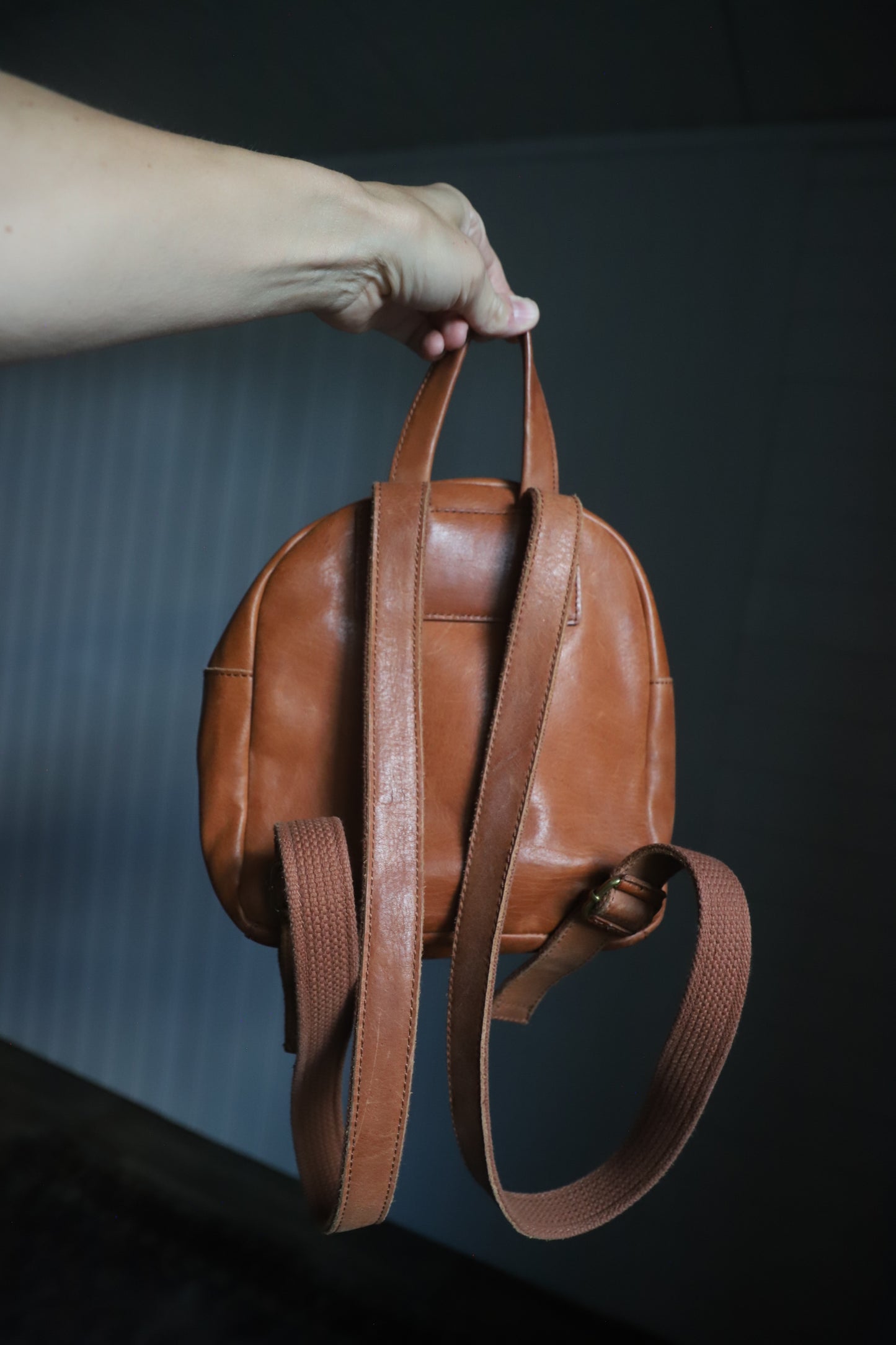 Madewell all leather backpack