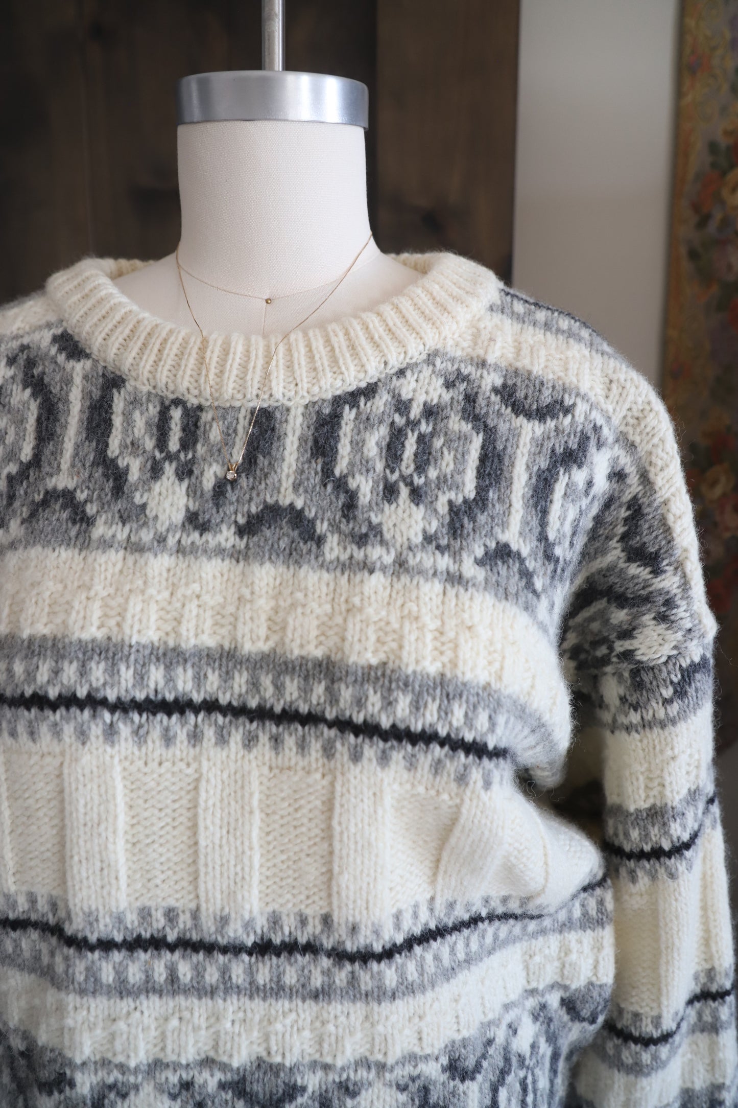 Vintage Blarney Wool Sweater size L