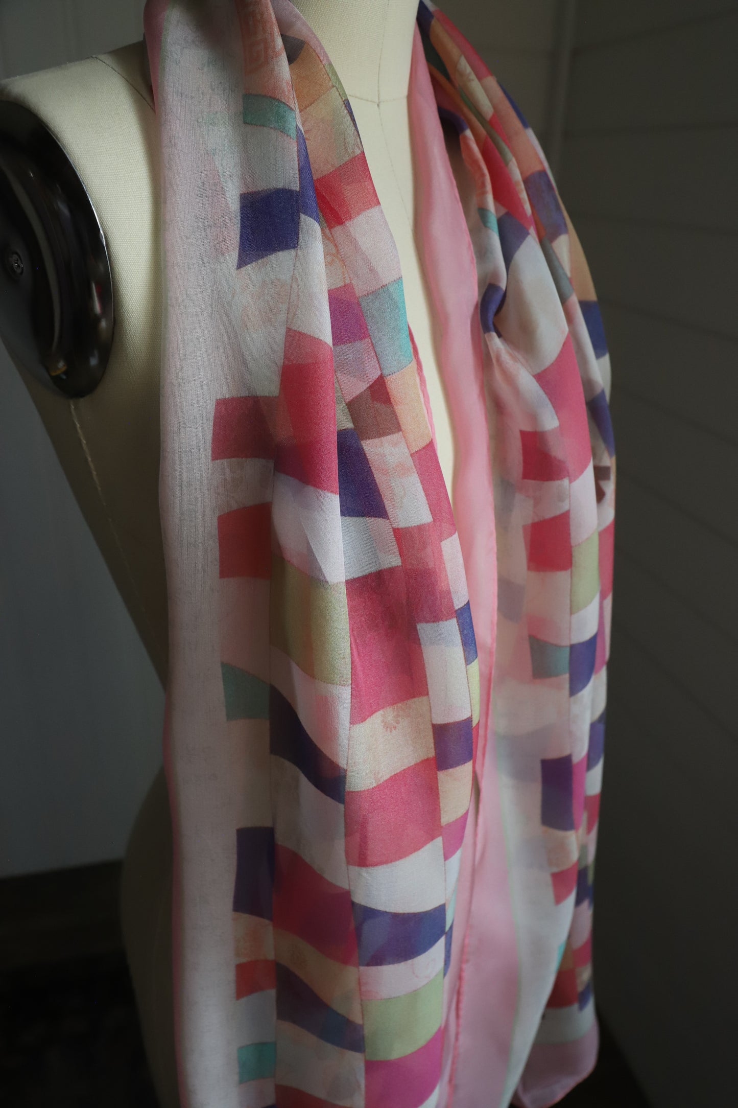 Colorful Korean Silk scarf