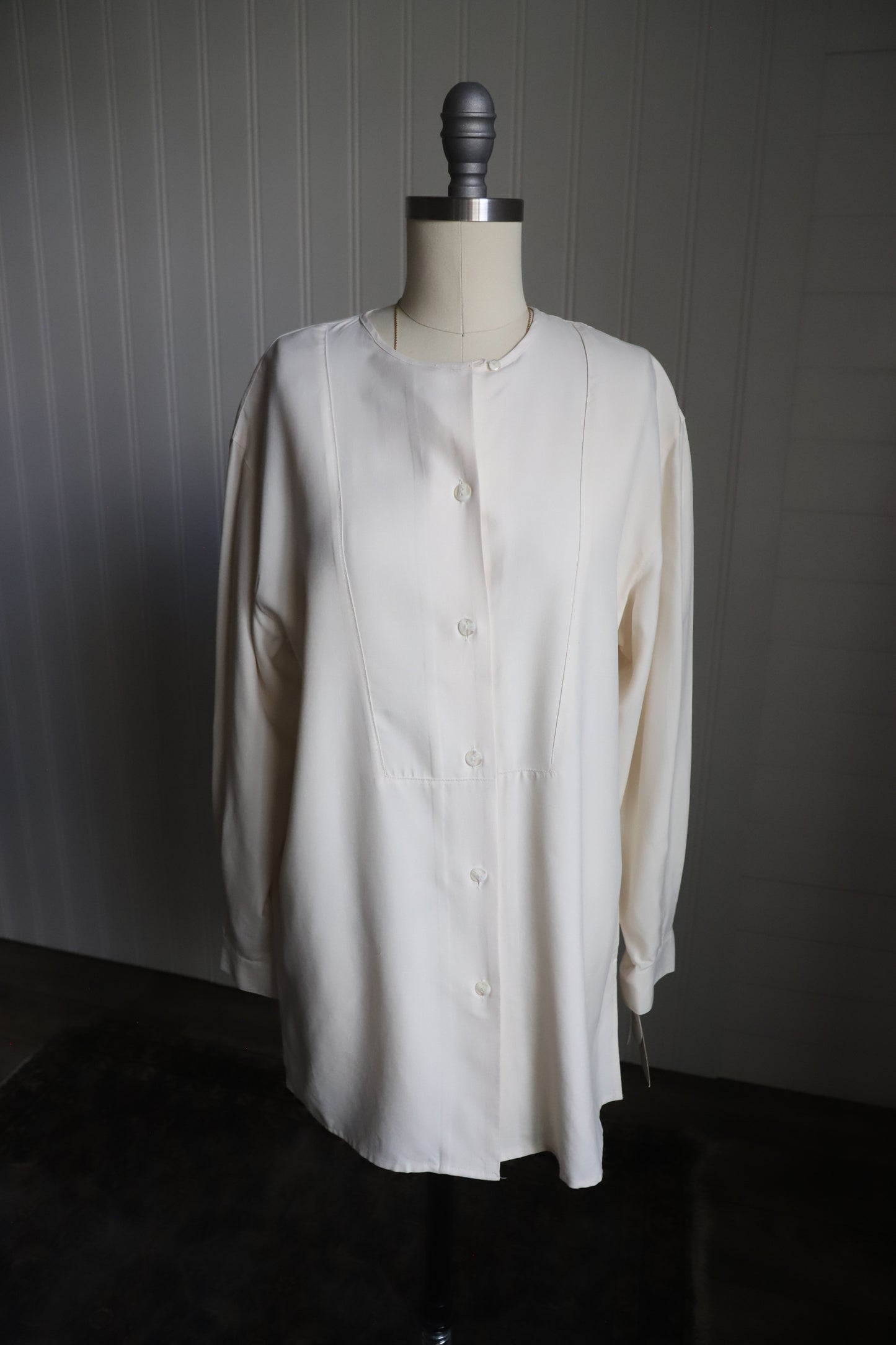 Vintage Silk tunic blouse size S