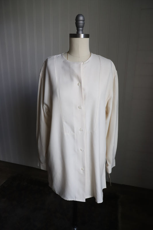 Vintage Silk tunic blouse size S