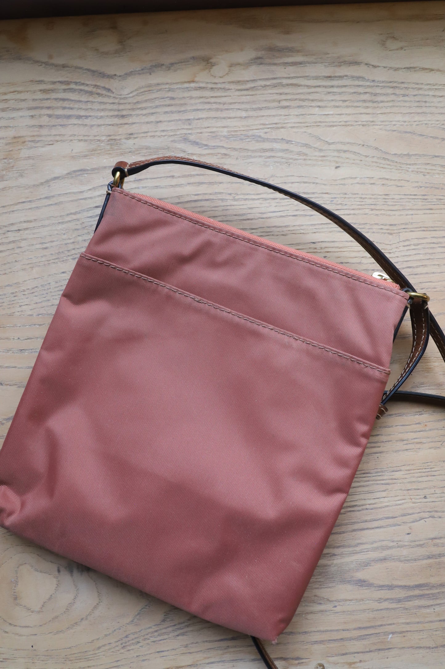 Frye nylon and leather bag