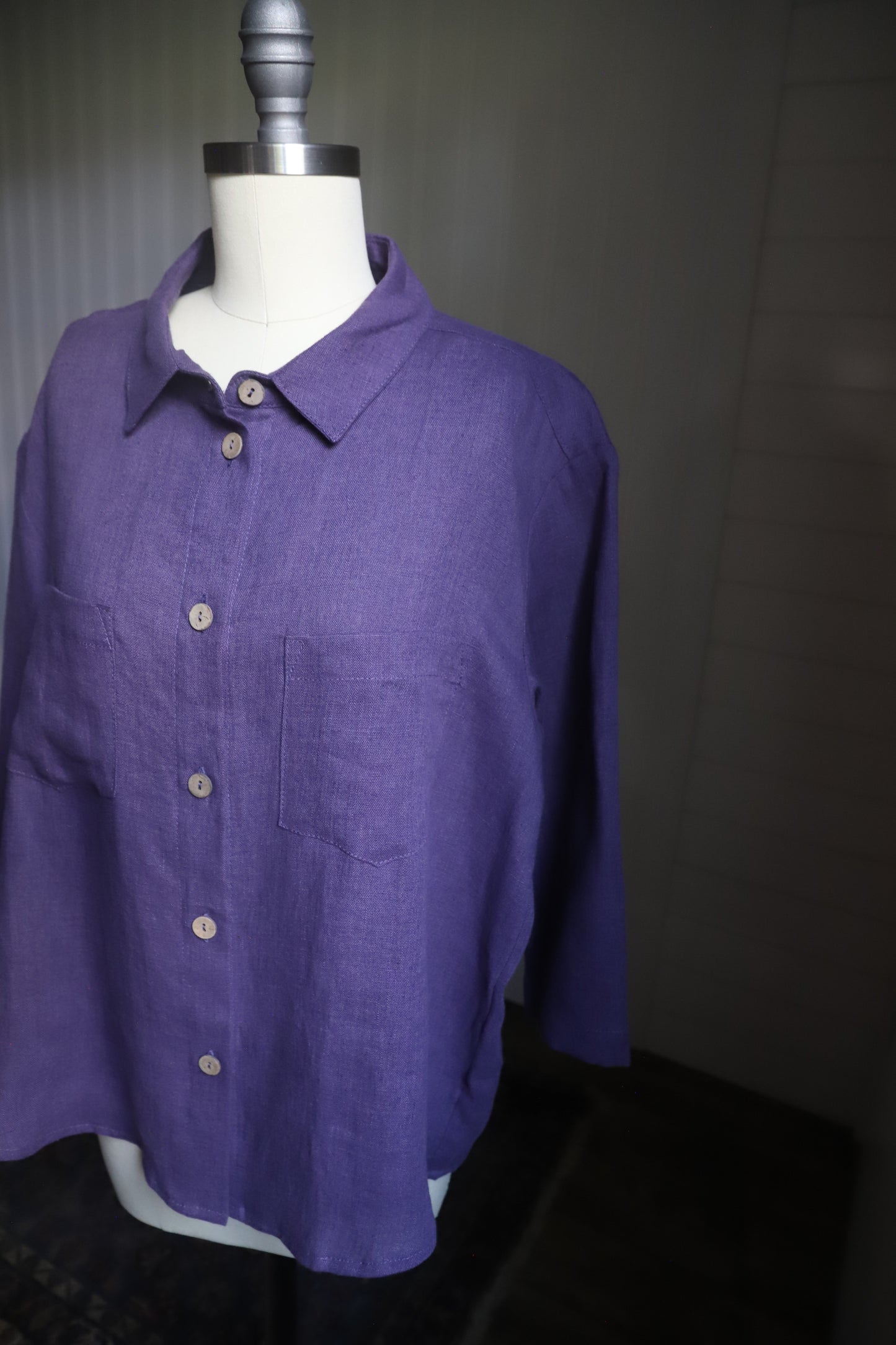 NWT OffOn 100% linen blouse size M