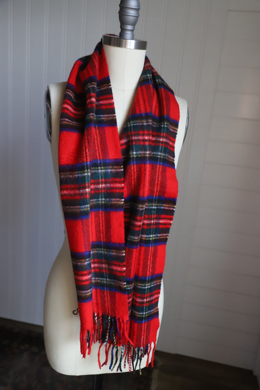 Vintage 100% Cashmere Scottish Scarf