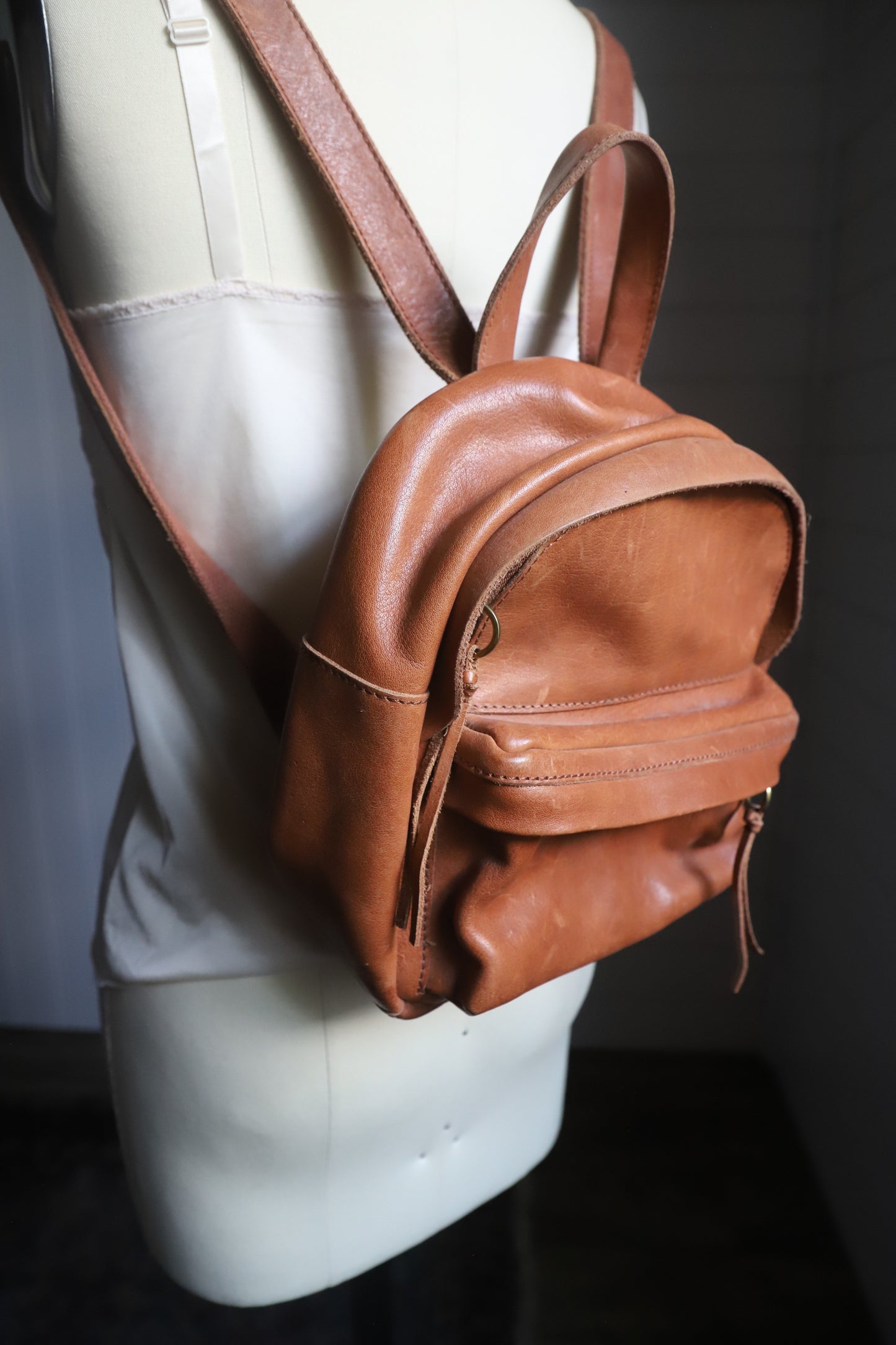 Madewell all leather backpack