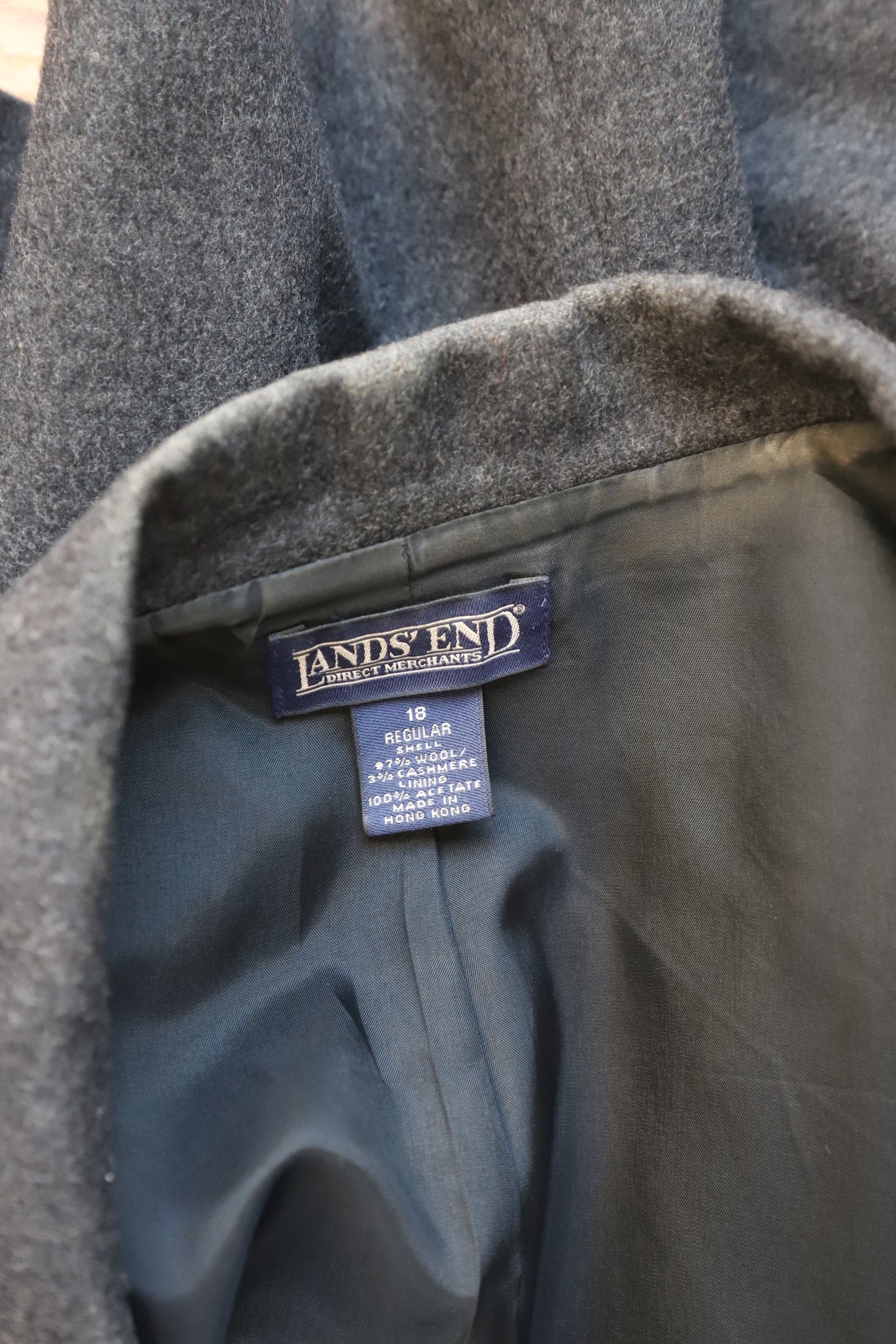 Lands End Wool/cashmere blazer size 18