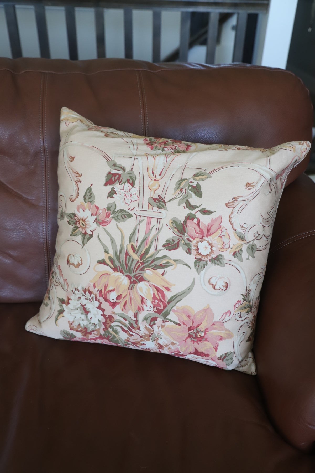 Ralph Lauren floral pillow cover