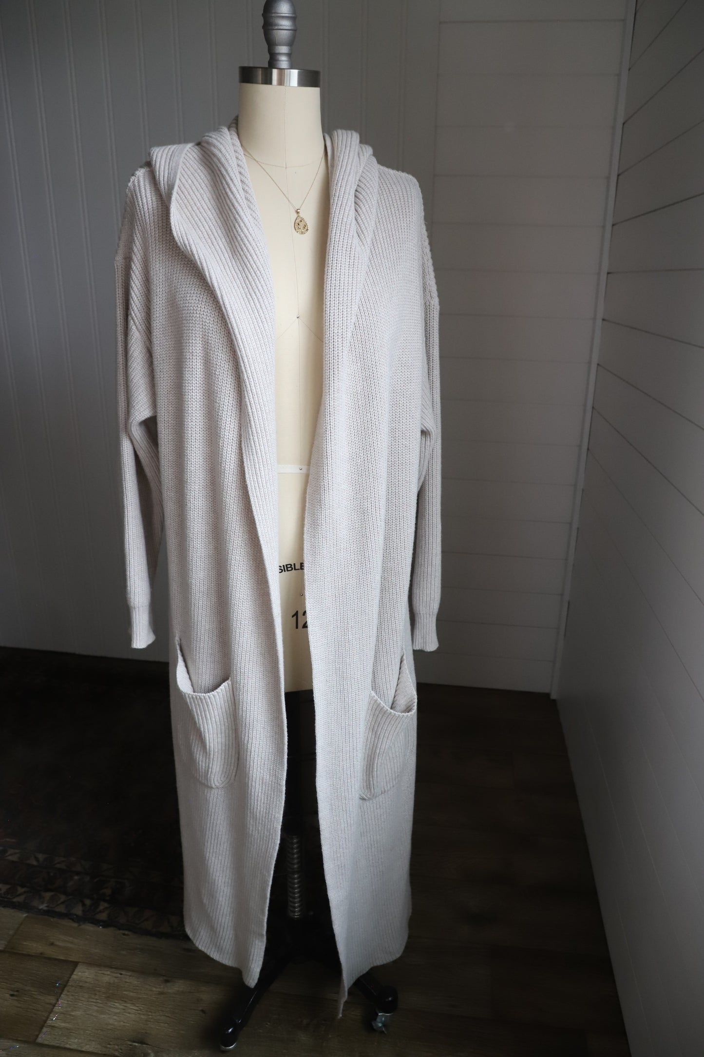 Goumi Organic cotton duster cardigan, OS