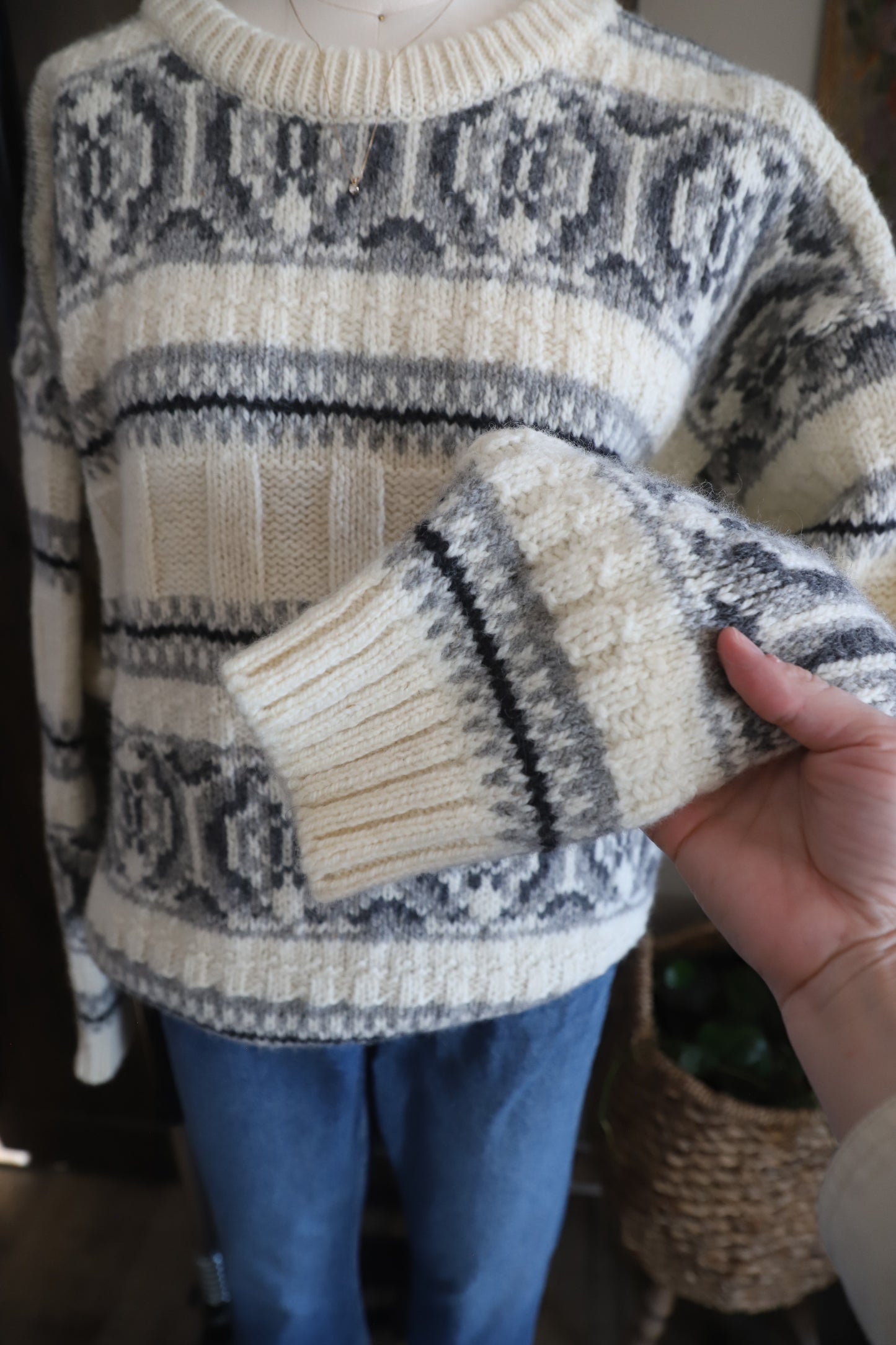 Vintage Blarney Wool Sweater size L