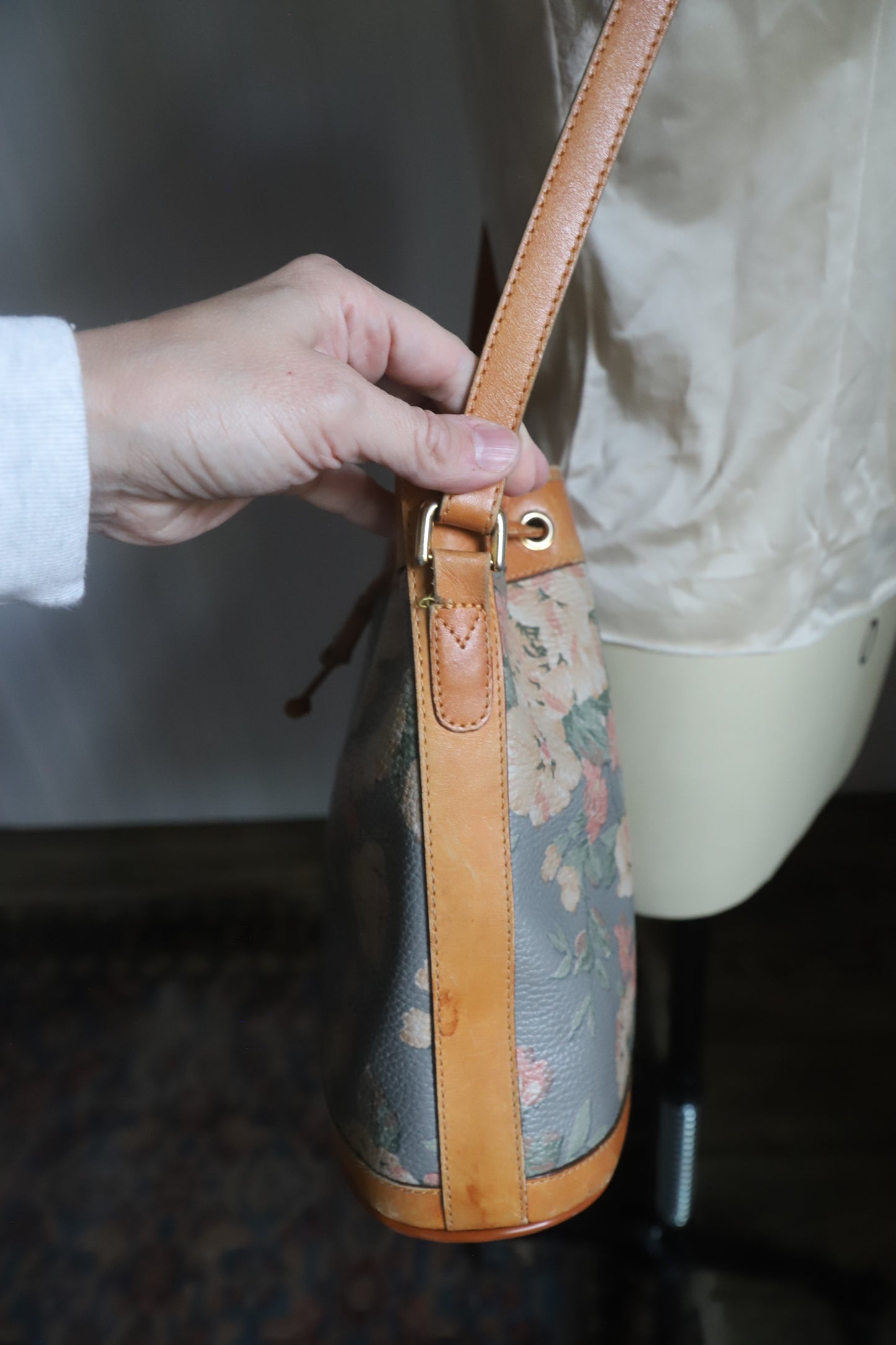 Pierre Balmain vintage 90’s floral bag