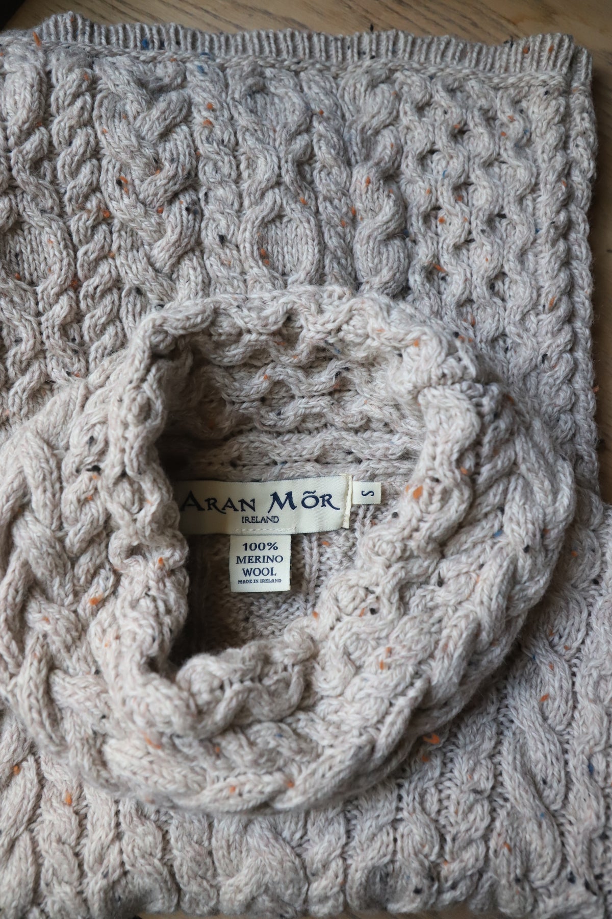 Irish wool sweater size small