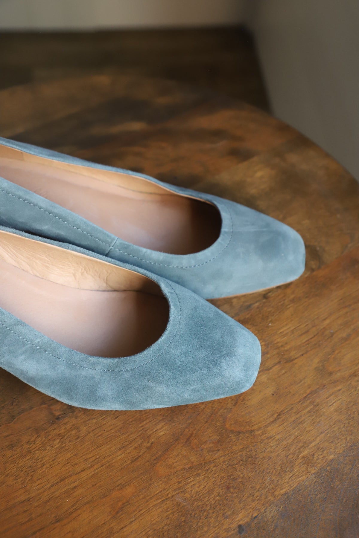 Madewell suede leather heels size 8.5