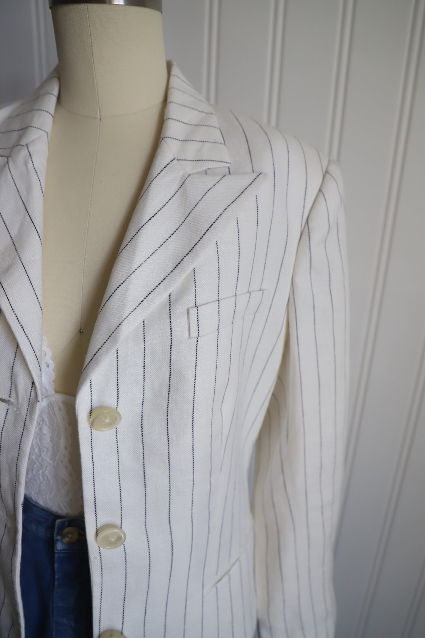 Vintage Ralph Lauren pin stripe blazer size 10
