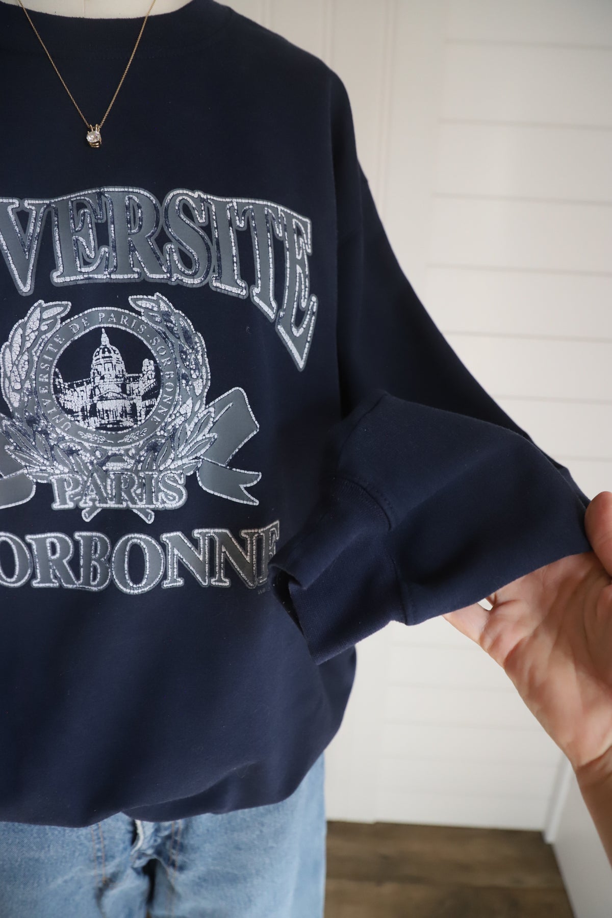 Vintage Paris “Universite Sorbonne” sweatshirt