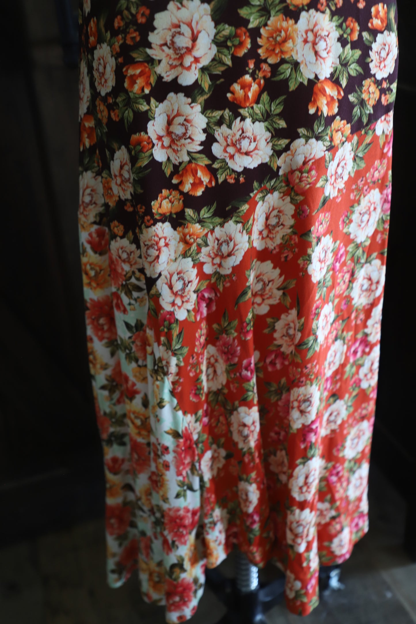 Farm Rio for Anthro floral skirt size M
