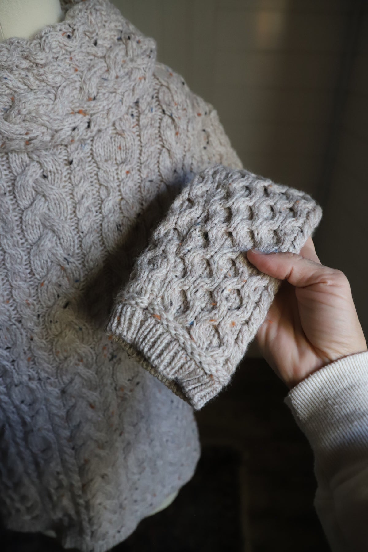 Irish wool sweater size small