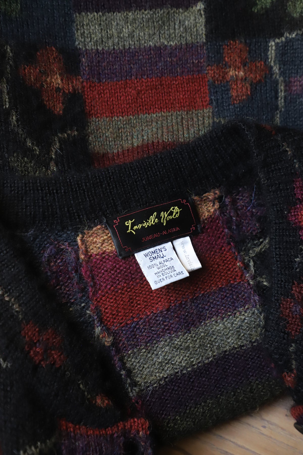 100% alpaca cardigan