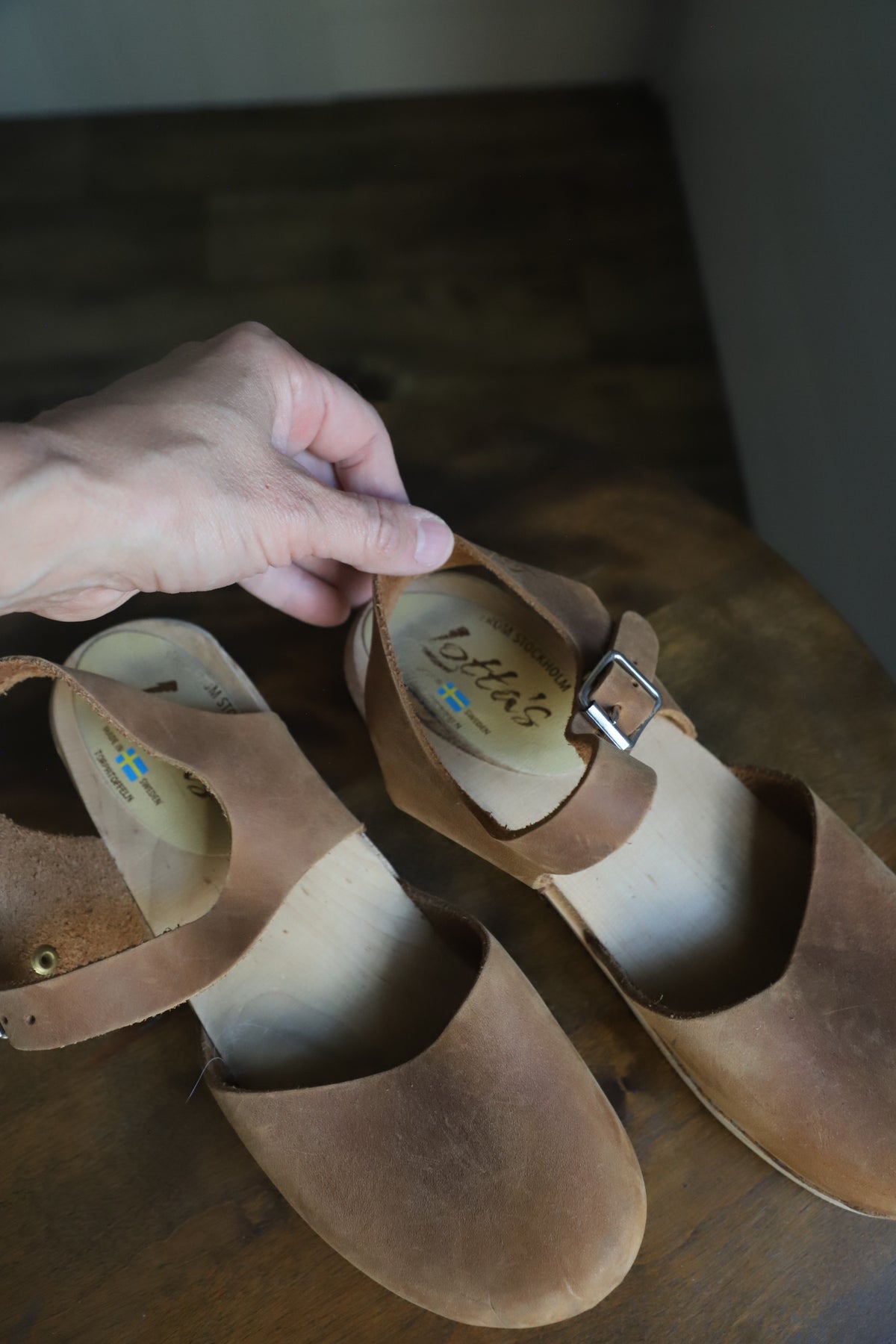 Lotta from Stockholm leather clogs size 39