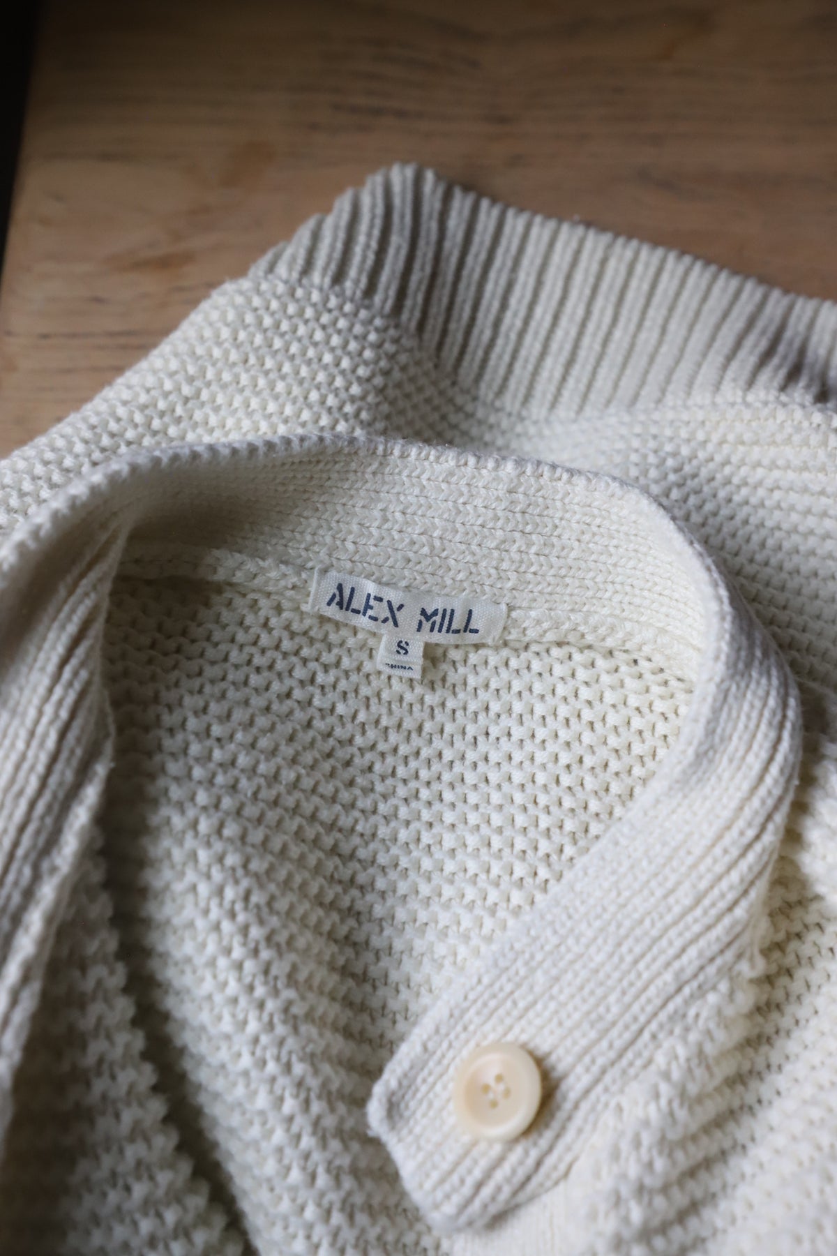 Alex Mill Nico crewneck cardigan size small