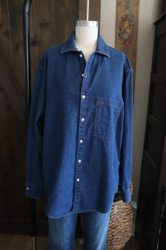 Vintage denim shirt, M/L