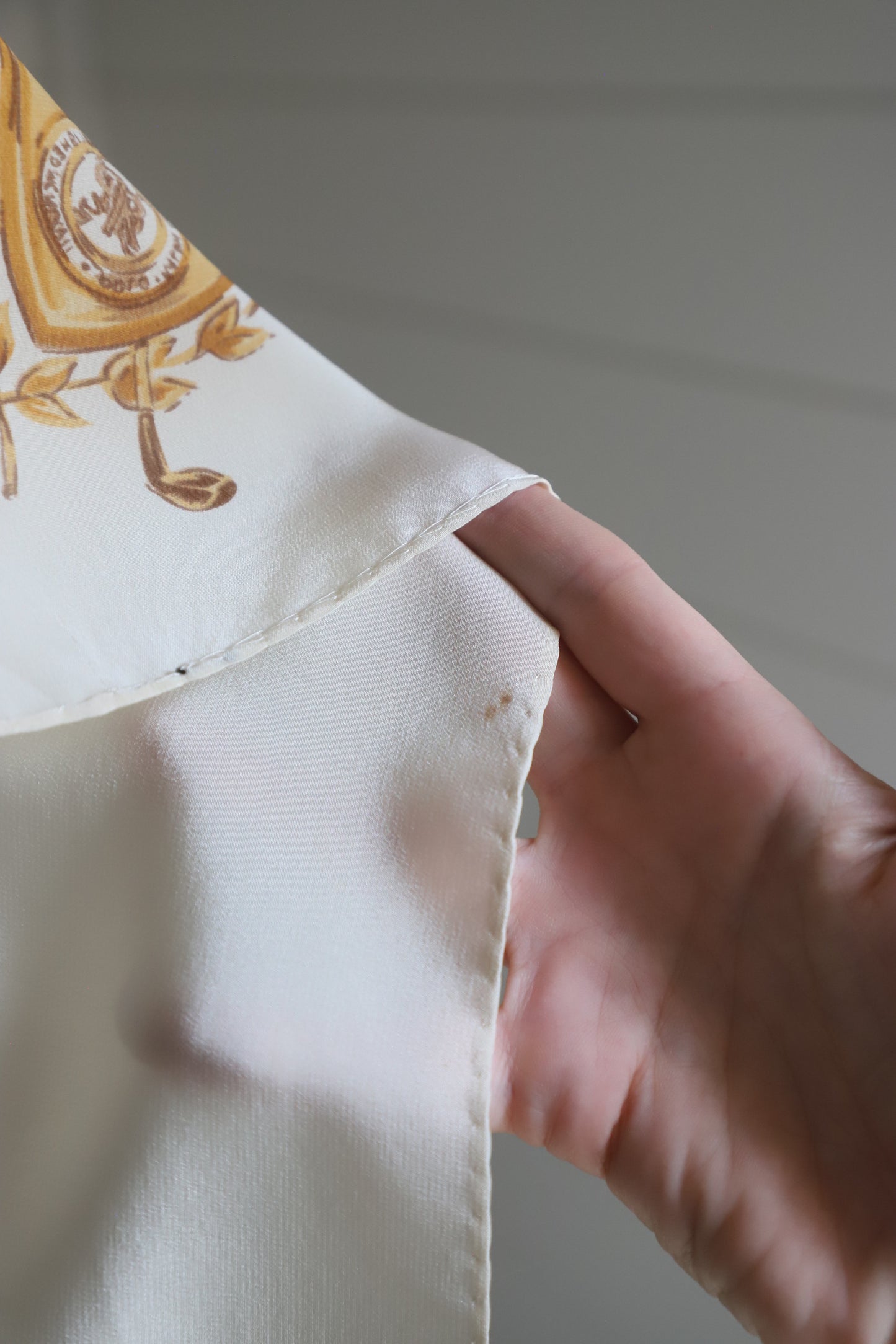 Vintage Polo Ralph Lauren silk golf scarf