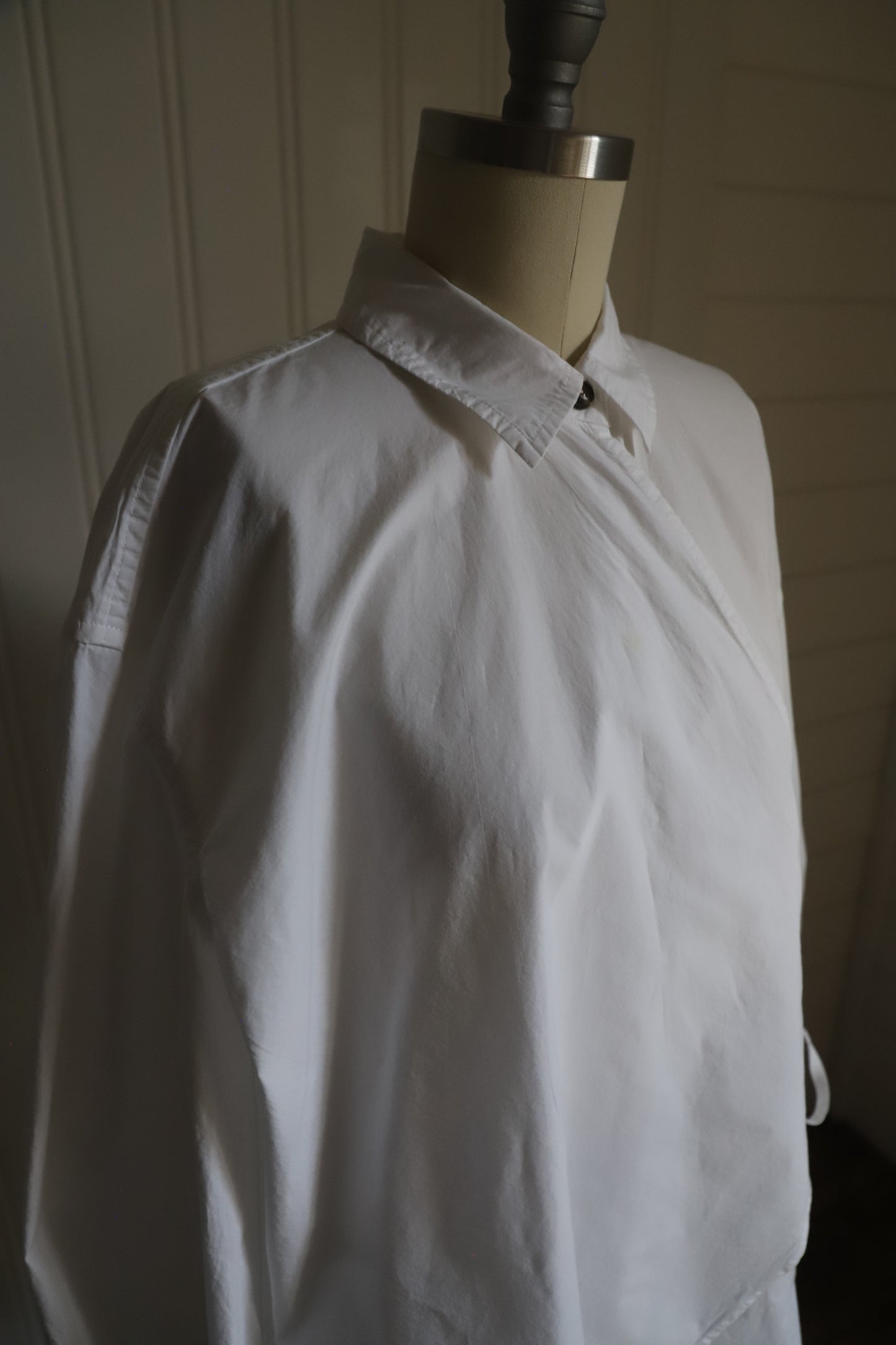 Ganni cotton wrap blouse size 42