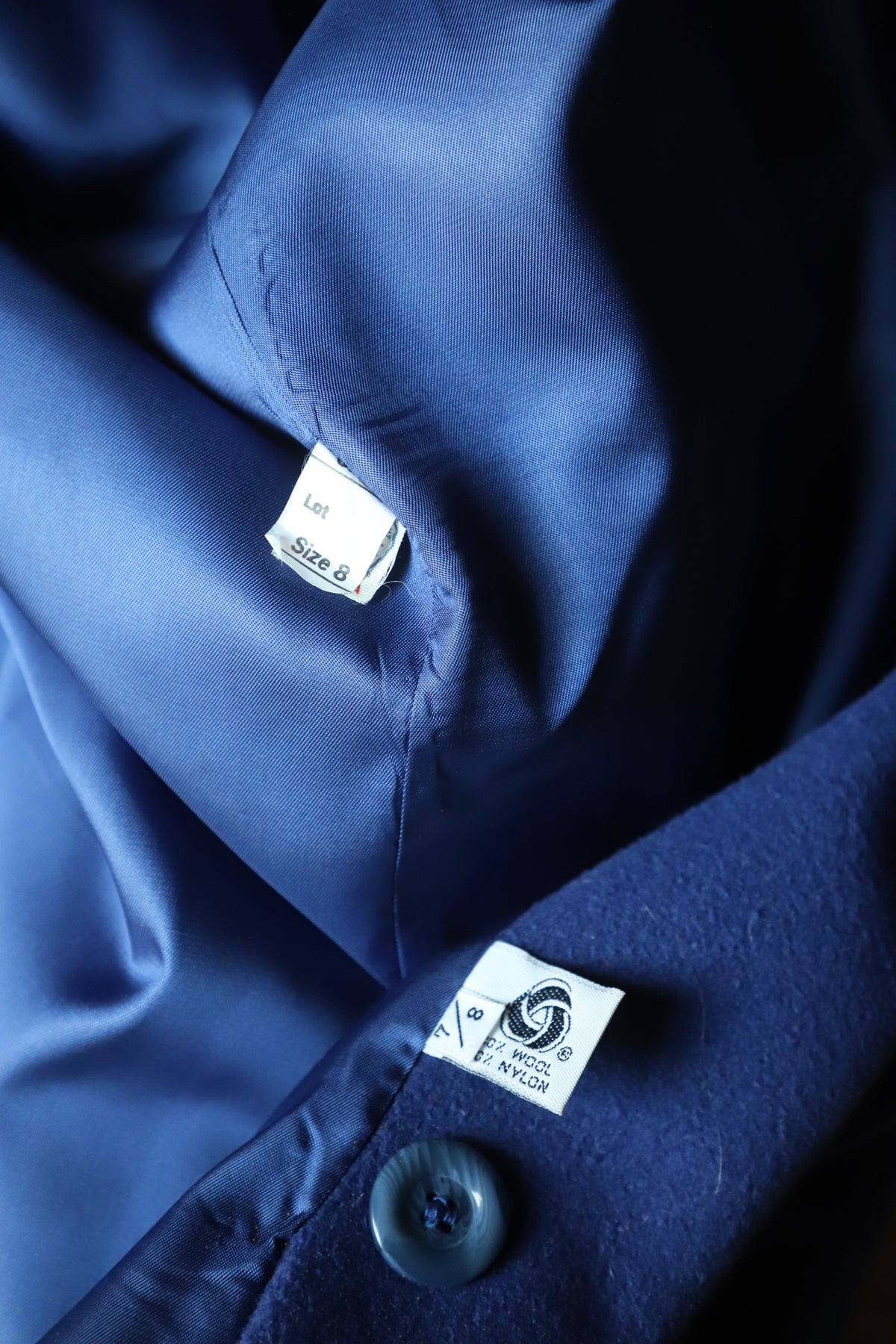 Vintage Union Made wool coat size 8