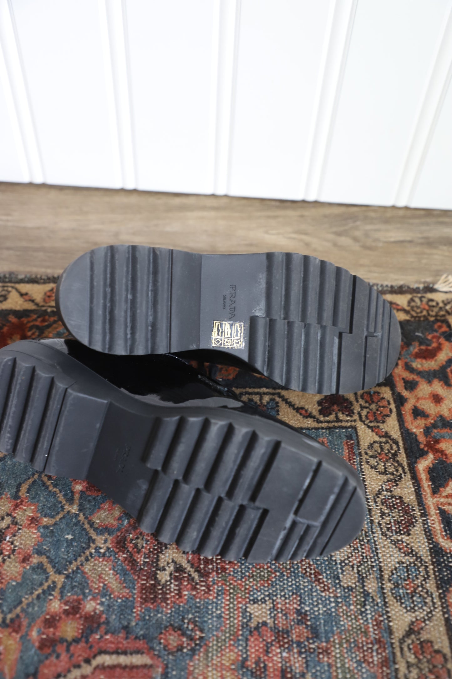 Prada Patent loafers size 39.5