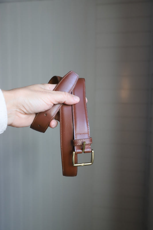 Leather belt