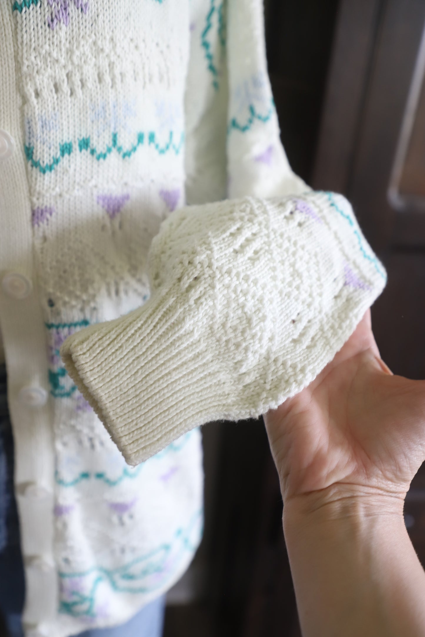 Blarney Woolen Mills cotton cardigan size S/M