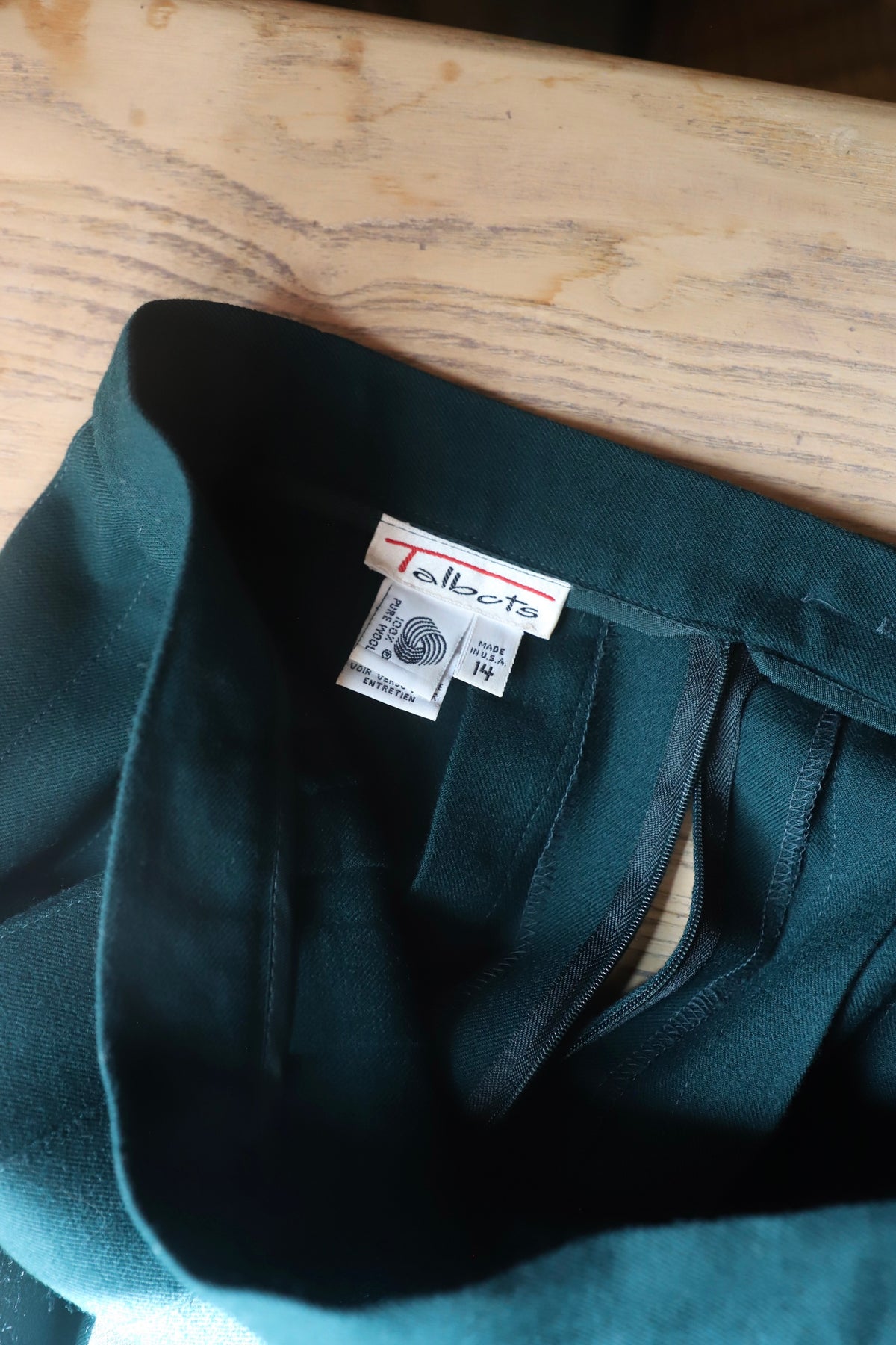 Vintage Talbots wool skirt