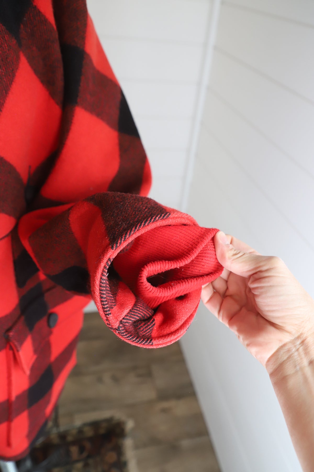 Vintage Eddie Bauer wool/down coat