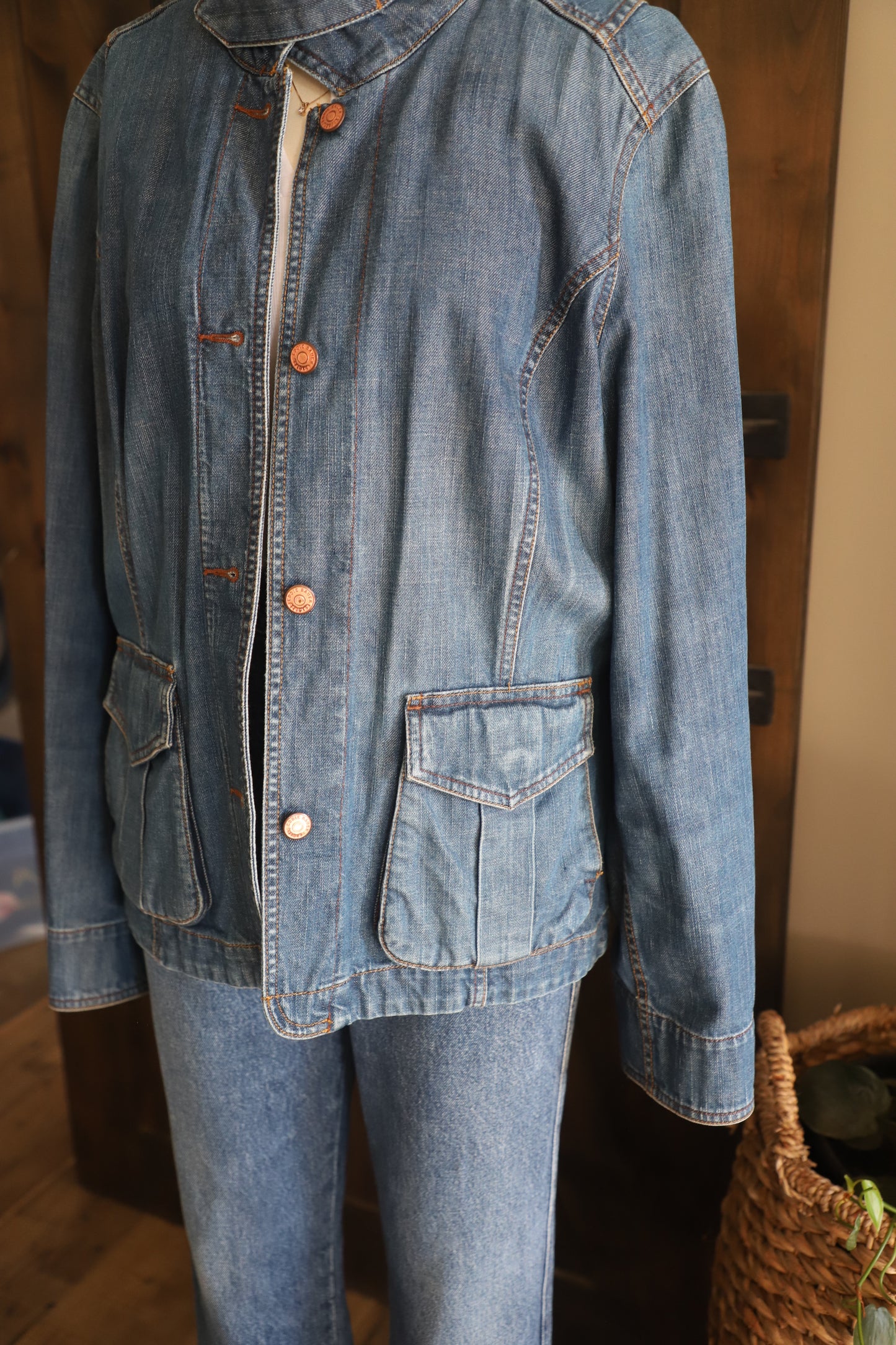 Vintage Eddie Bauer denim jacket size L