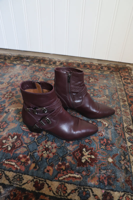 Frye Double Harness ankle boots size 8