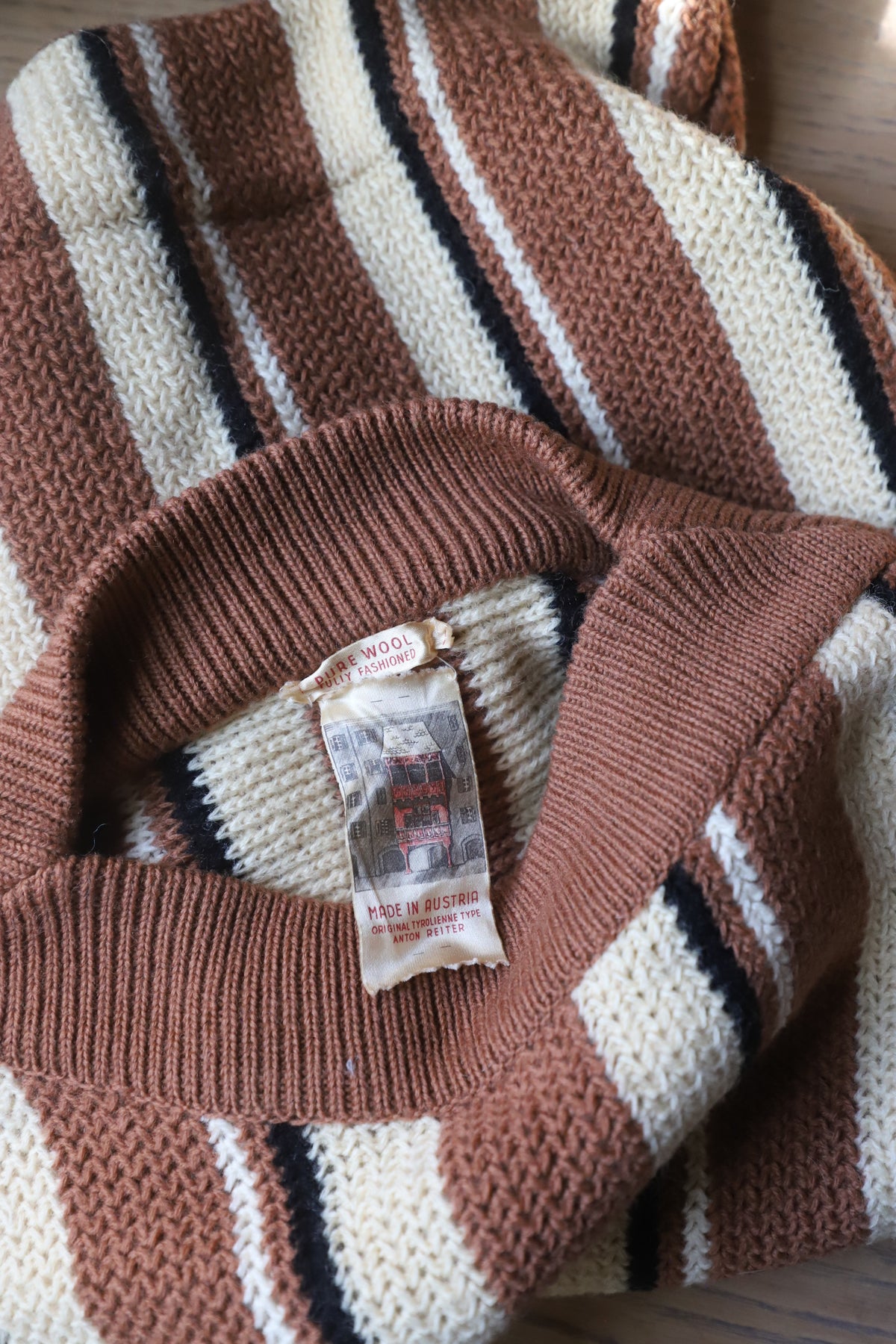 Vintage Austrian pure wool sweater
