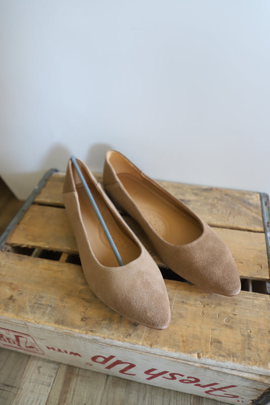 Nisolo suede flats size 9