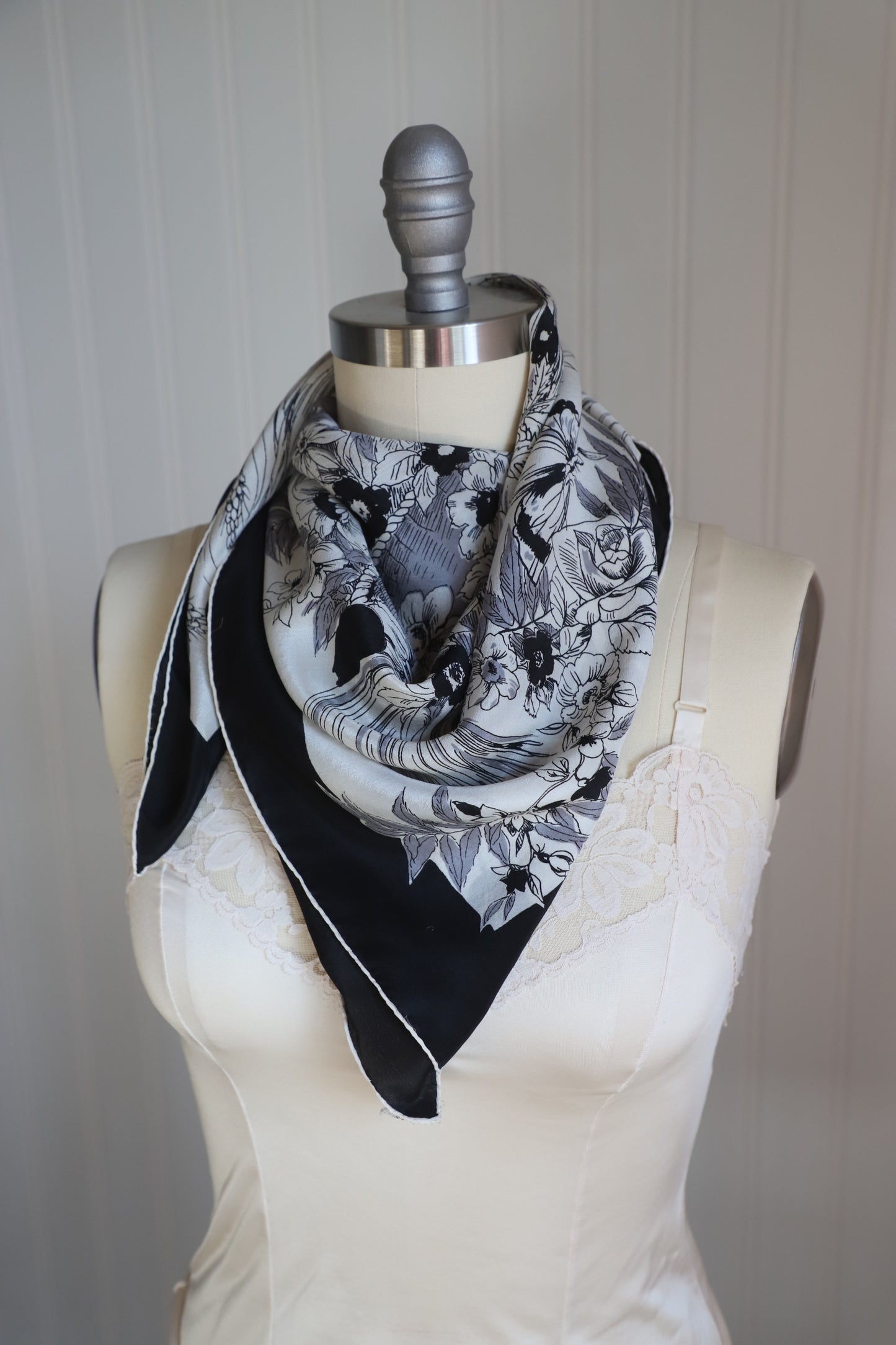 Vintage Sally Gee silk scarf