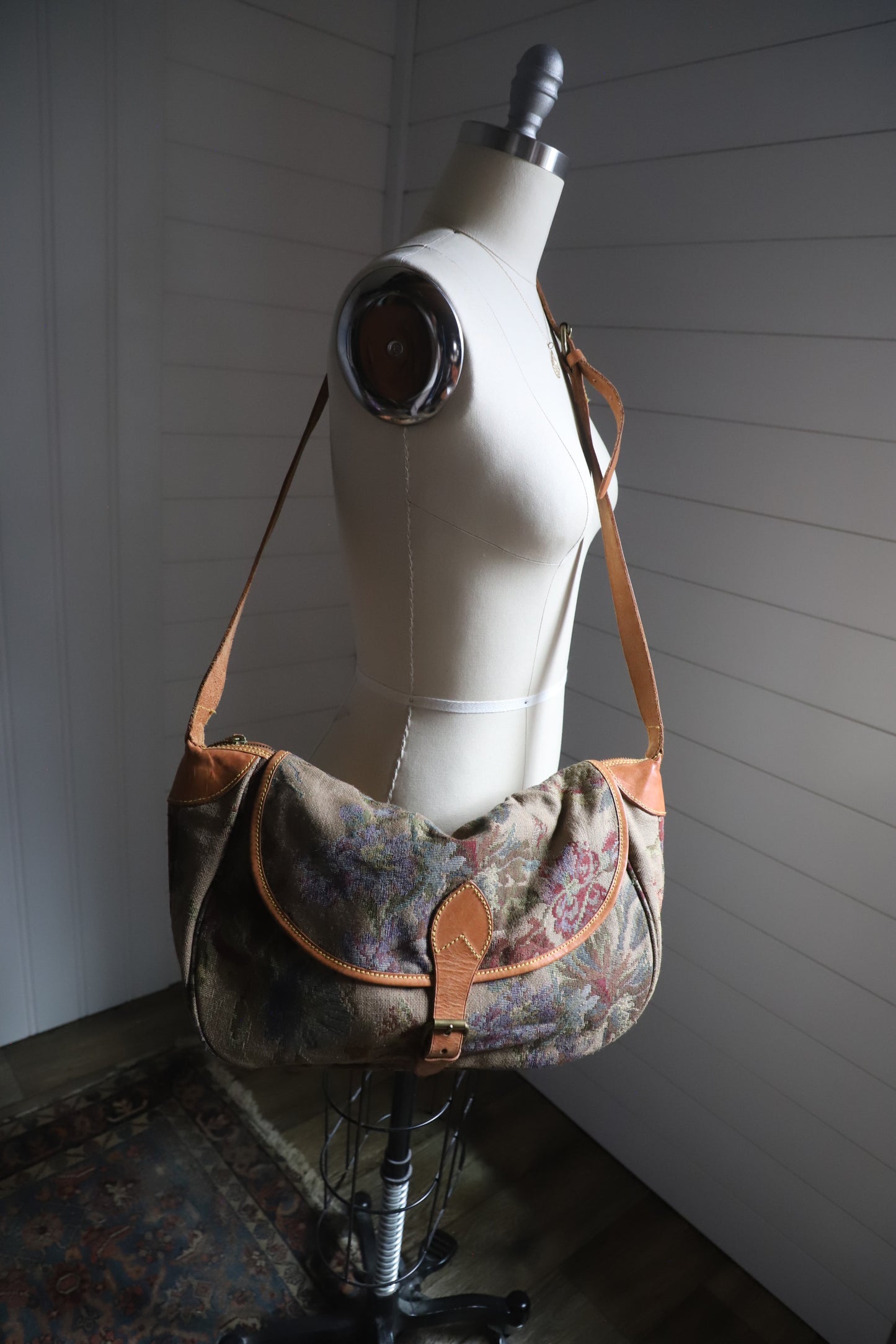 Vintage Polo Ralph Lauren tapestry bag
