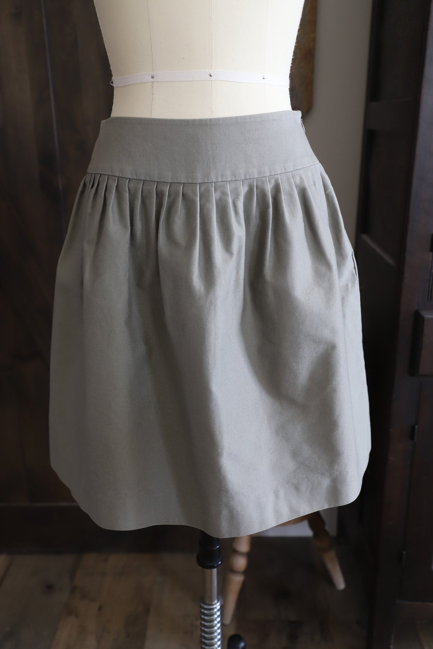 Sylvia Heisel cotton/silk skirt size 2