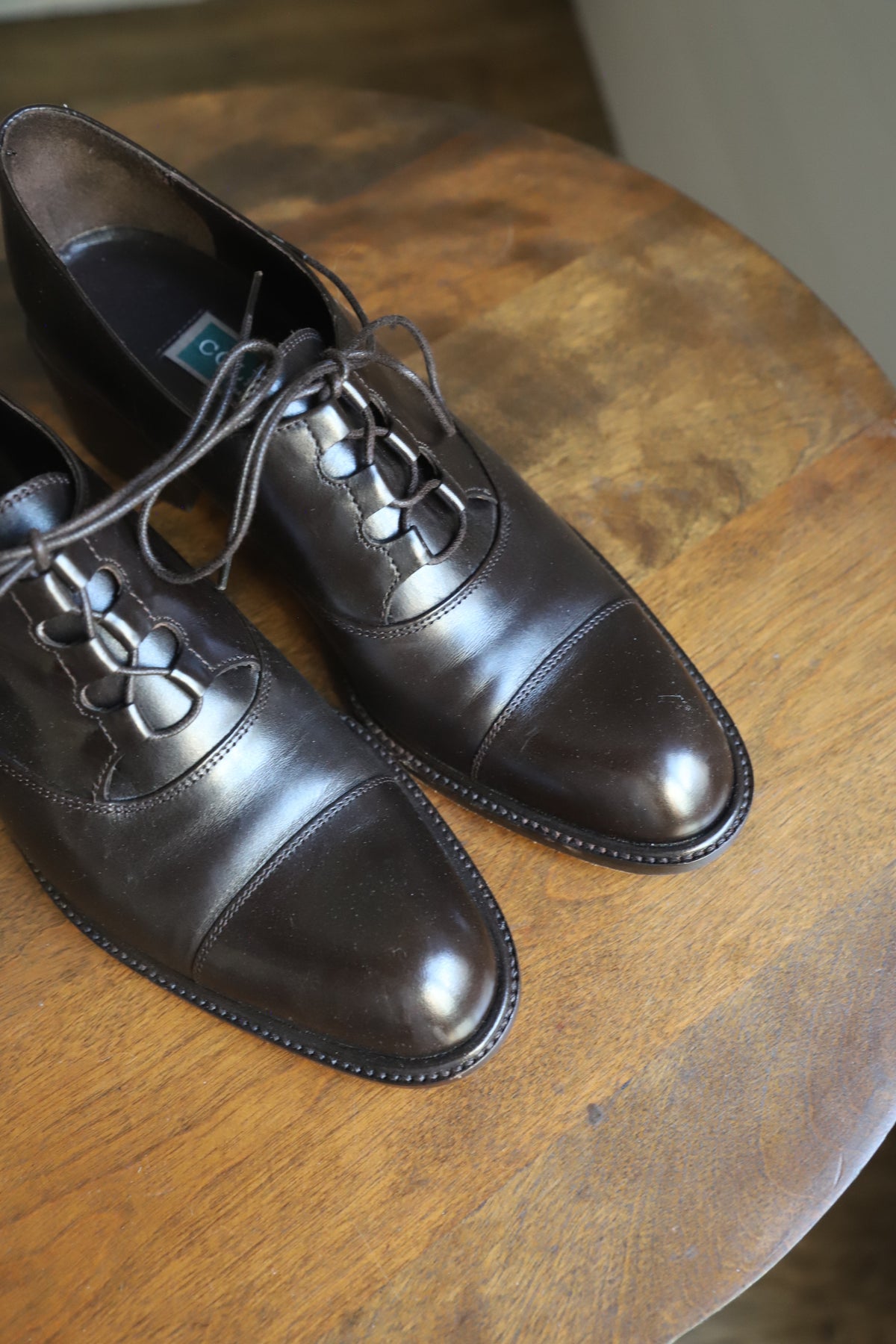 Vintage Cole Haan heeled oxfords