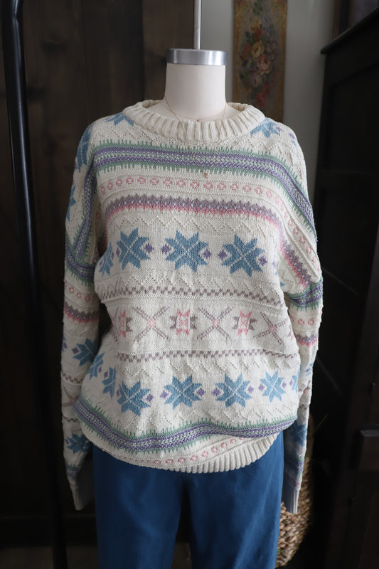 Vintage Northern Isle cotton sweater size XL