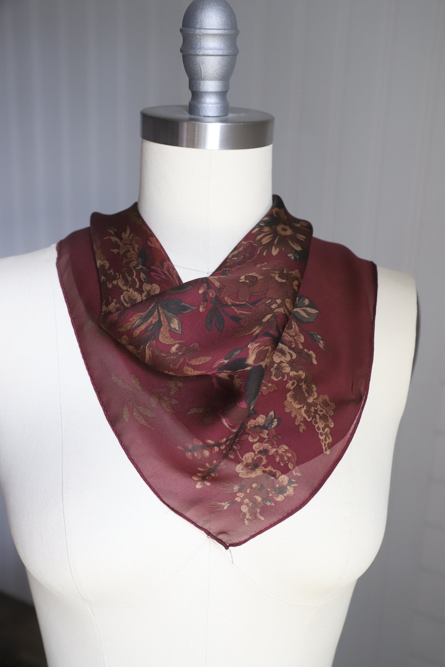 Small vintage Polo Ralph Lauren silk scarf