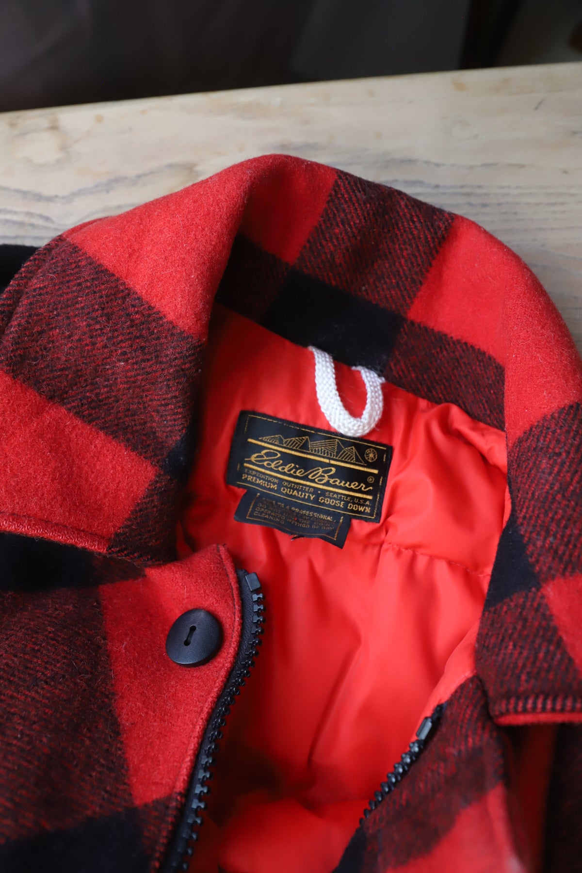Vintage Eddie Bauer wool/down coat
