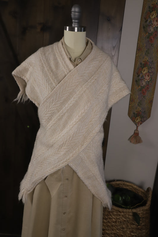 Irish Wool shawl wrap